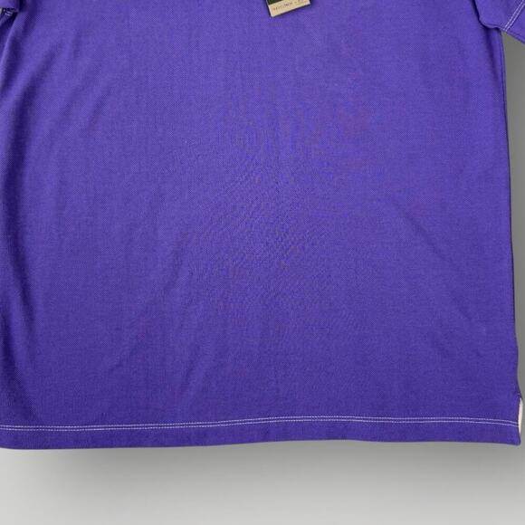 Jos A Bank Short Sleeves Travel Tech Performance Polo Knit Shirt Size XL Purple - Picture 4 of 14